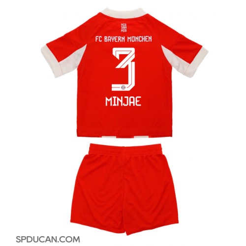 Dječji Nogometni Dres Bayern Munich Kim Min-jae #3 Domaci 2025-26 Kratak Rukav (+ Kratke hlače)